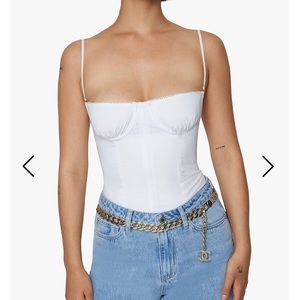Danielle Bernstein / WeWoreWhat underwire corset